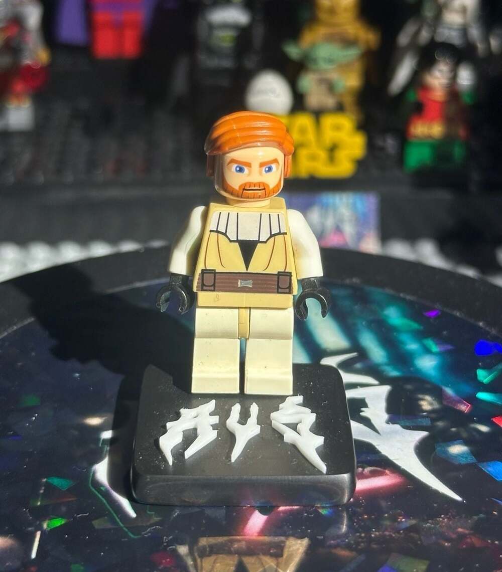 LEGO Star Wars Minifigure sw0197 Obi-Wan Kenobi - Clone Wars, Large Eyes